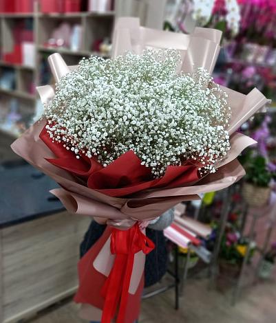 Букет цветов из: Гипсофила в Гряды