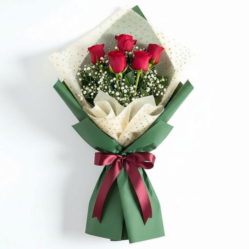 Букет цветов из: Розы в Гряды