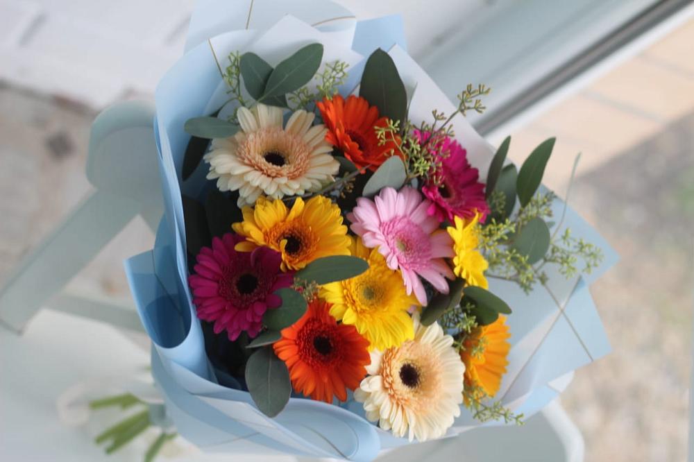 Букет цветов из: Герберы в Гряды