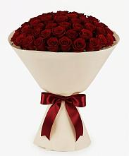 Букет 101 Бордовая роза Блэк Бакарра в Гряды