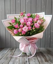 Букет Розовый кустик #REPLACE_PRED# Гряды