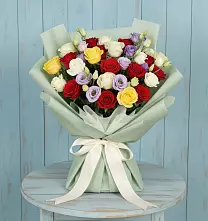 Букет цветов из:  Розы #REPLACE_PRED# Гряды