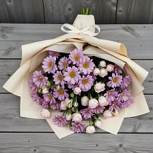 Букет цветов из:  Розы и Хризантемы #REPLACE_PRED# Гряды