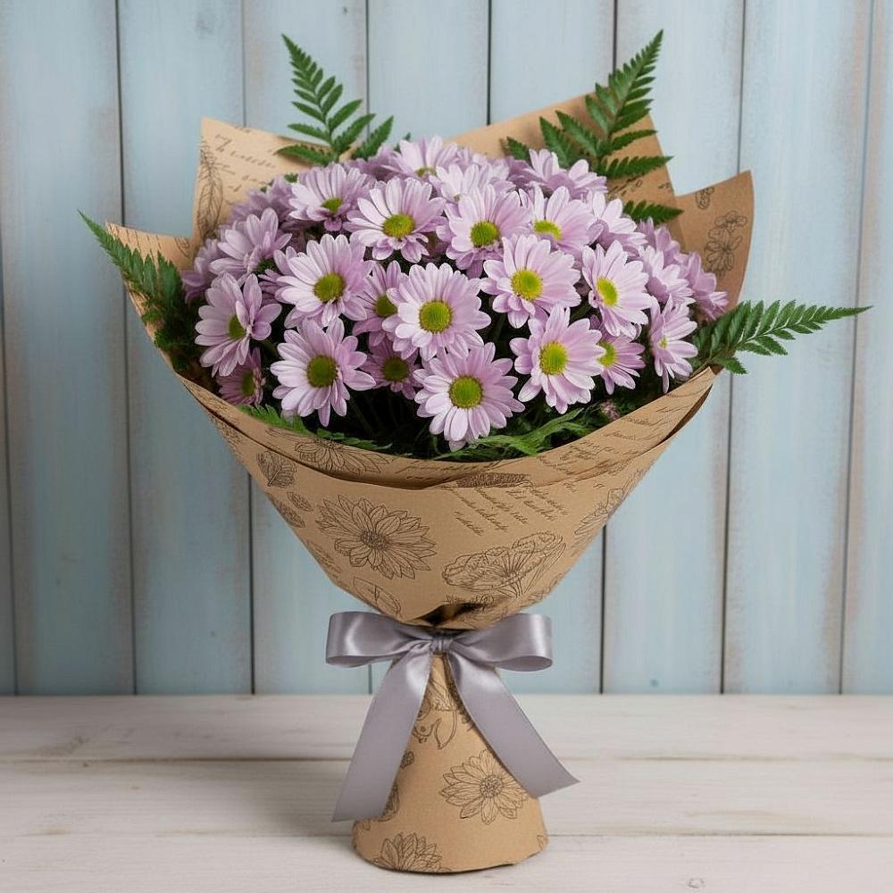 Букет цветов из: Хризантемы в Гряды