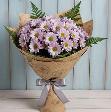 Букет цветов из:  Хризантемы в Гряды