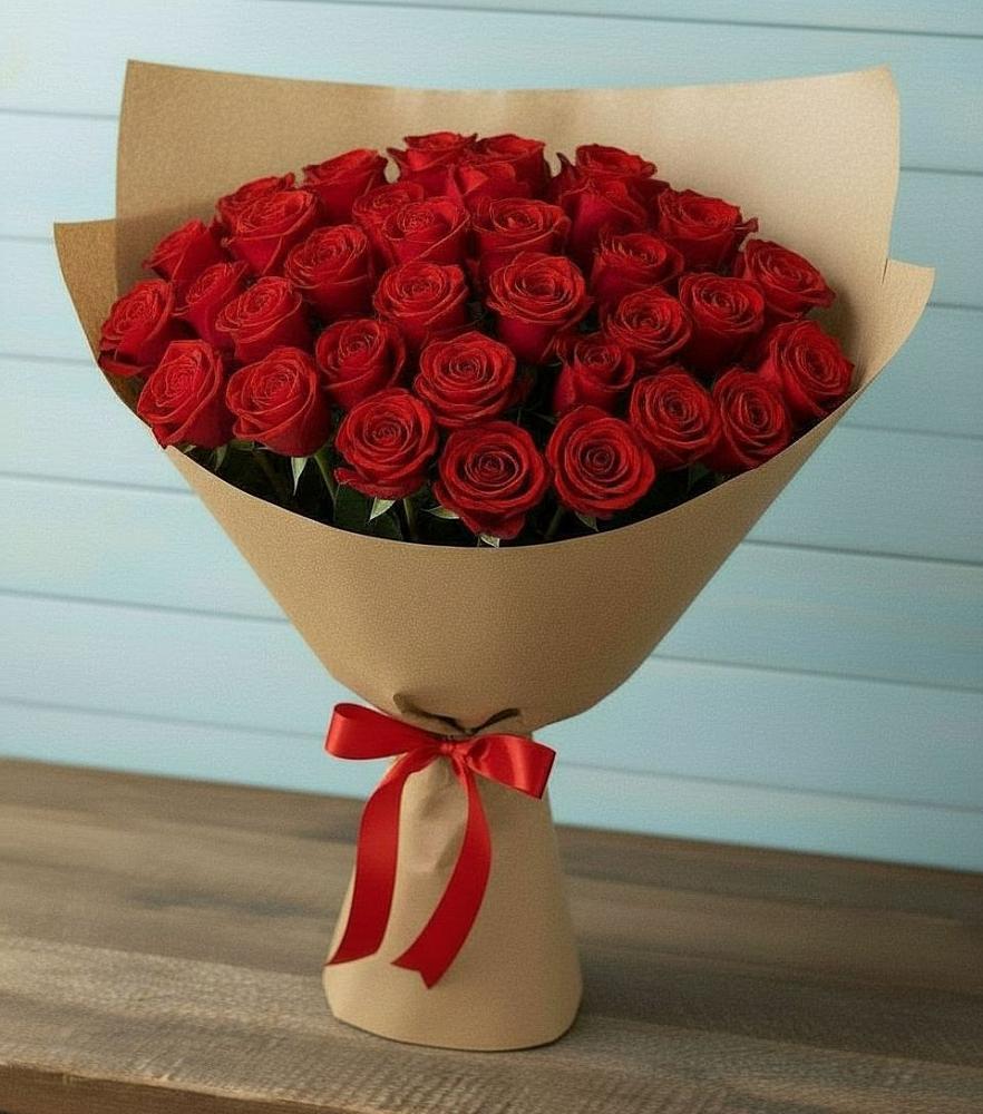 Букет Красные розы Милано в Гряды