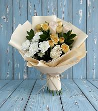 Букет цветов из:  Розы и Хризантемы в Гряды