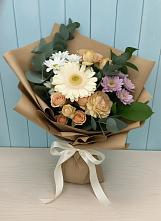 Букет цветов из:  Герберы и Хризантемы в Гряды