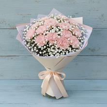 Букет цветов из:  Гвоздики в Гряды