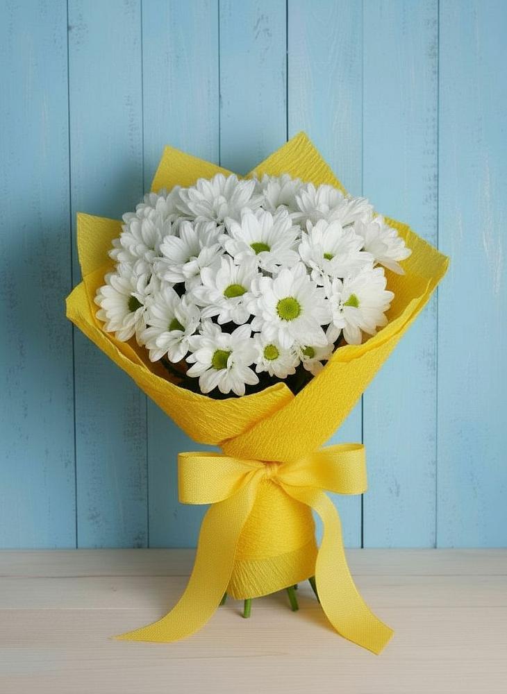 Букет цветов из: Хризантемы в Гряды