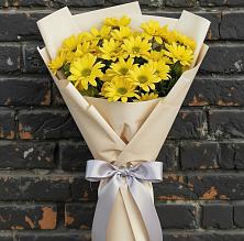 Букет цветов из:  Хризантемы #REPLACE_PRED# Гряды