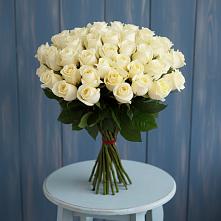 Букет 51 Белая роза Эдлесс Лав #REPLACE_PRED# Гряды