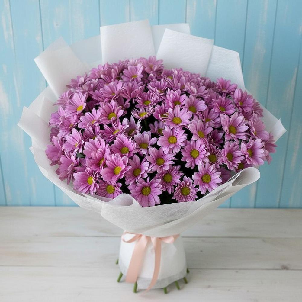 Букет цветов из: Хризантемы в Гряды