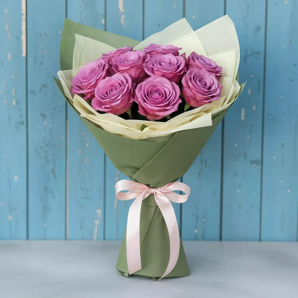 Букет Розы Фёрст Леди в Гряды