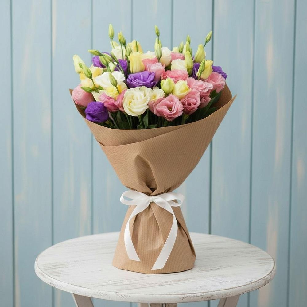 Букет цветов из: Лизиантусы в Гряды