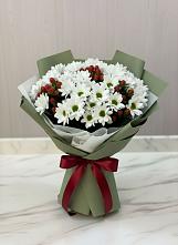 Букет цветов из:  Хризантемы #REPLACE_PRED# Гряды