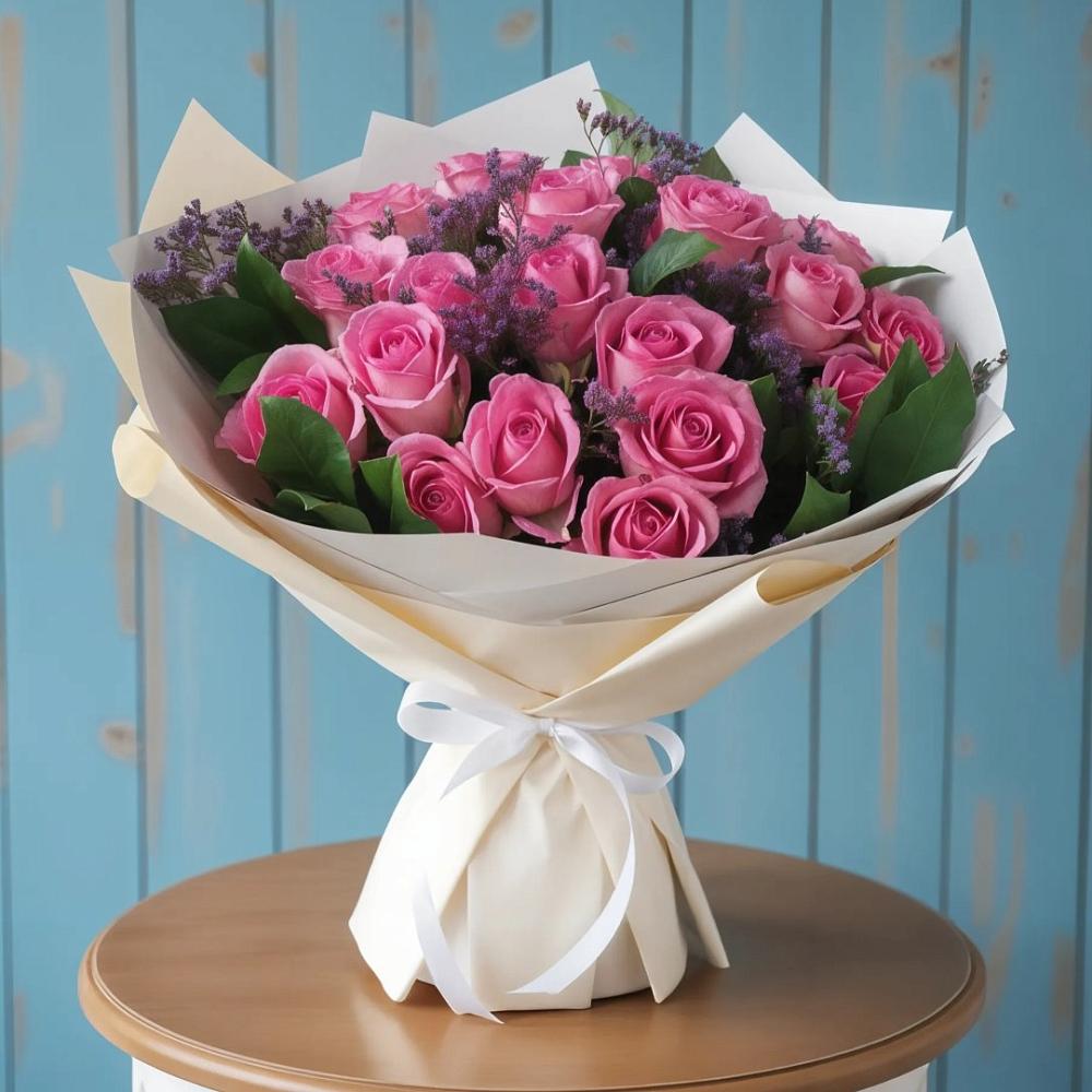 Букет цветов из: Розы в Гряды